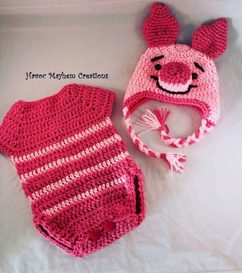 11+ Piglet Costume Baby