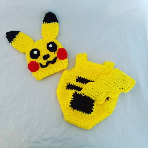 Costume De Bebe Pikachu Accessoires De Photo Tenue Pokemon Etsy