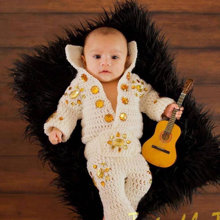 Infant Rock N Roll Elvis Onesie Costume