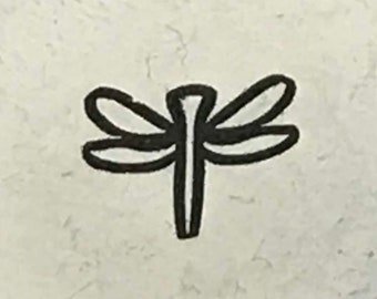 Dragonfly Metal Stamp, Dragon Fly Stamp  6mm Flying Insect Wings, Butterfly Hand Stamping Tool, Jewelry Making Supplies, Steel Stamp