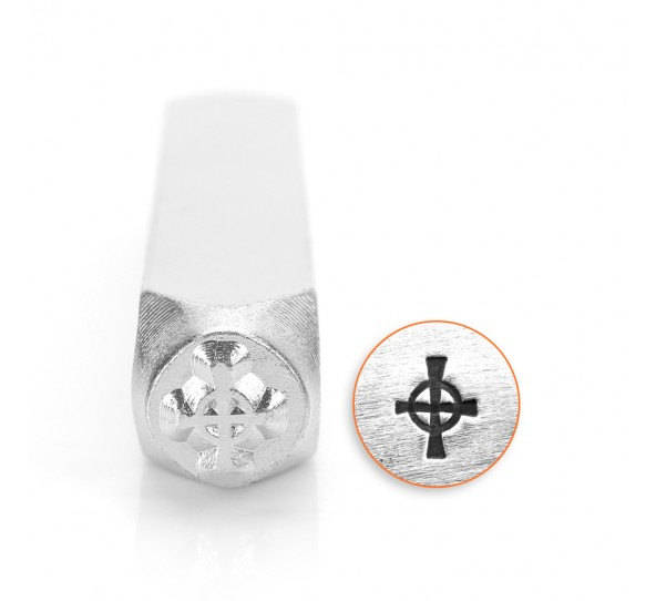 Metal stamp punch 6mm Hand of Miriam ImpressArt