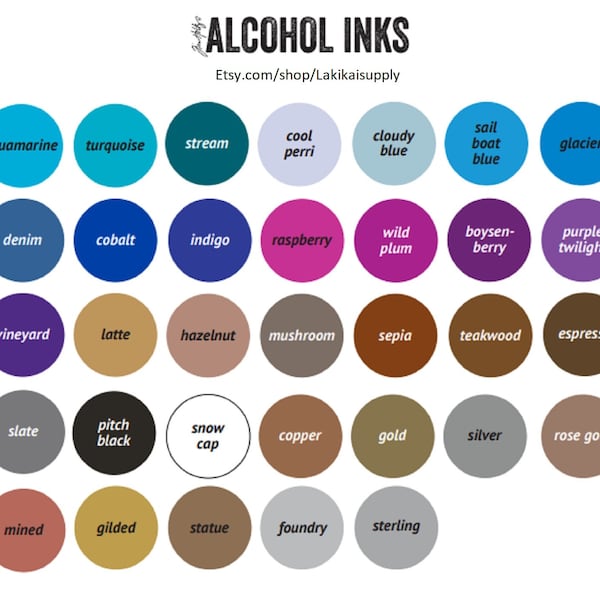 Tim Holtz Alcohol Ink, Choose Metallic Mixative Alcohol Inks or Regular Colors, Choose One Color, Ranger Ink, Art Paint, Craft Ink,