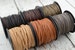 Brown Leather Cords, Qty 12 Feet, 2mm Round Leather Cording, Brown, Kansa, Tamba, Gypsy Sippa, Gray and Tan, Orange 