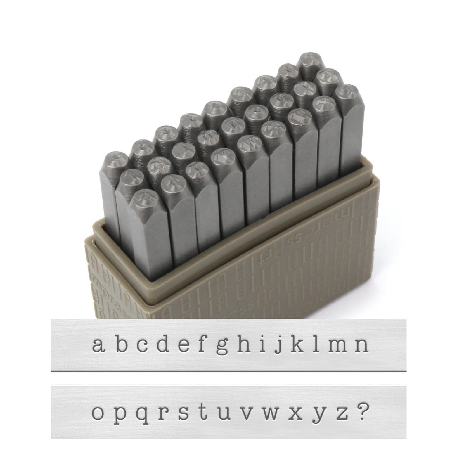 Lowercase TYPEWRITER Stamp Set Alphabet Basic Economy Etsy