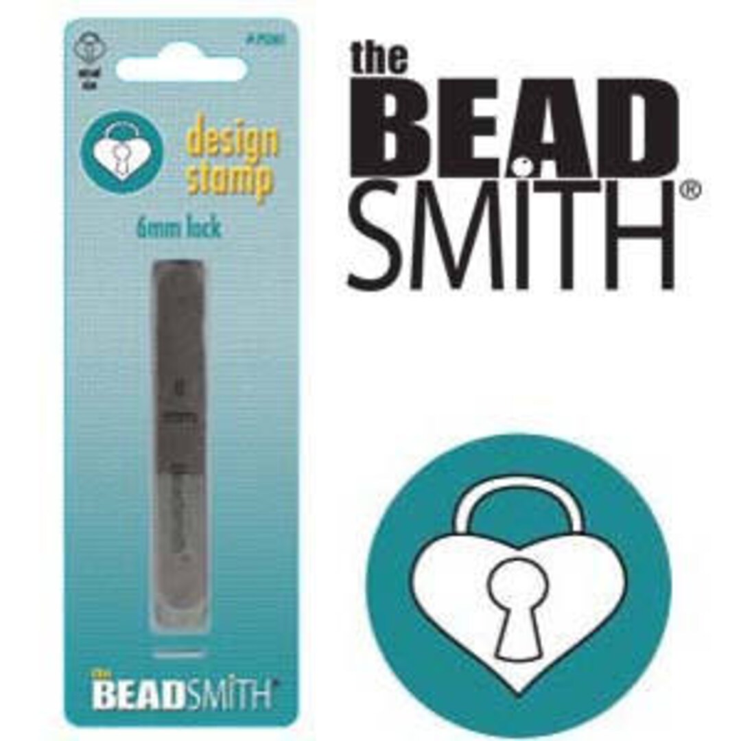 Heart Lock Metal Stamp 6 Mm Beadsmith Locked Heart Stamping Tool for
