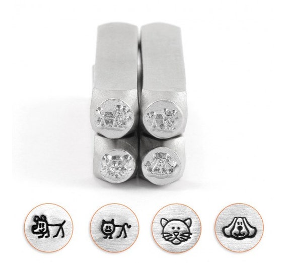 ImpressArt 4-Piece Design Stamp Pack Dogs and Cats