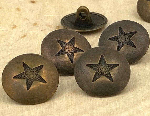 Brass jacket buttons clearance