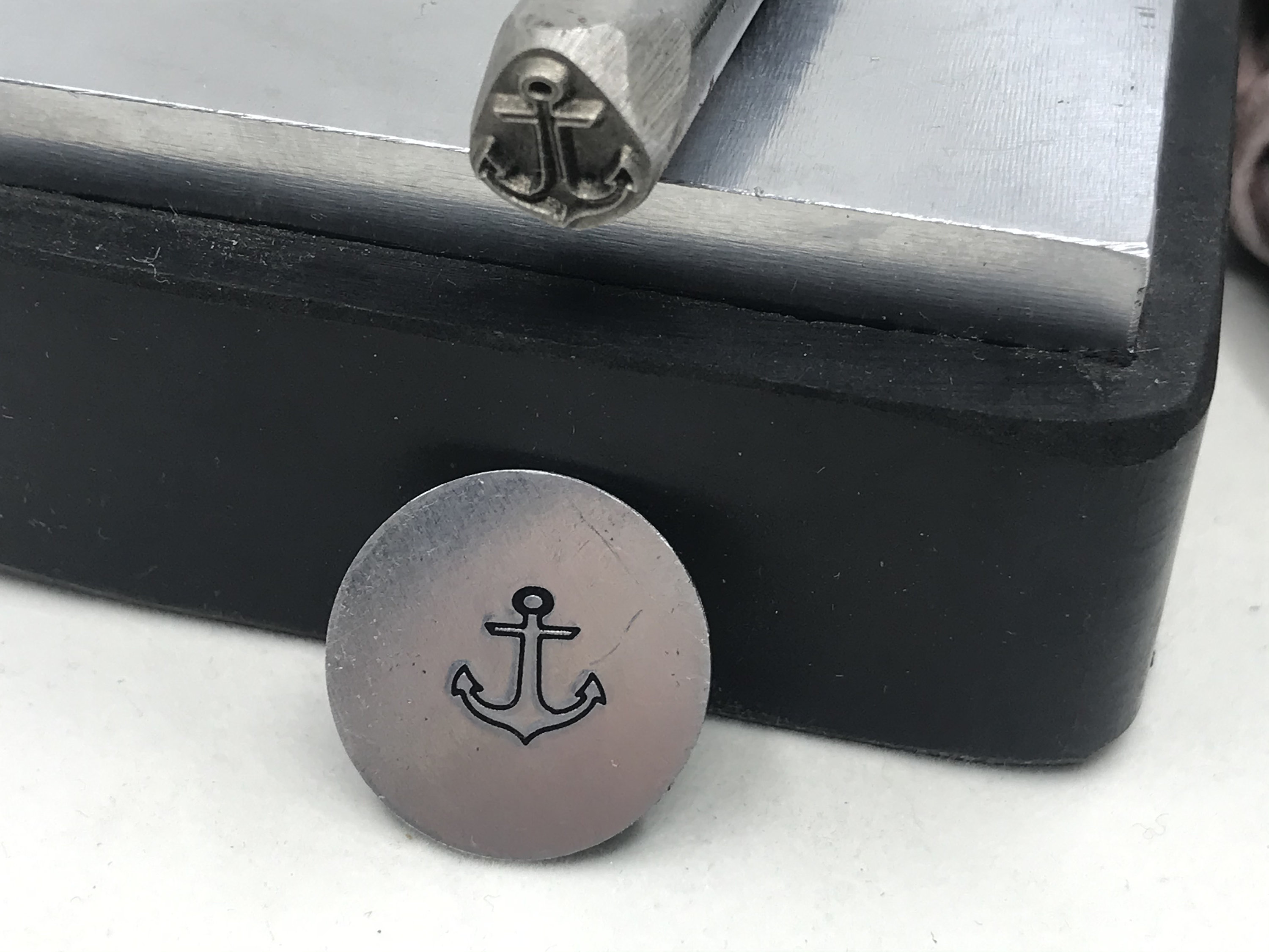 Anchor Metal Stamp Nautical Design Stamp Advantage Series Etsy