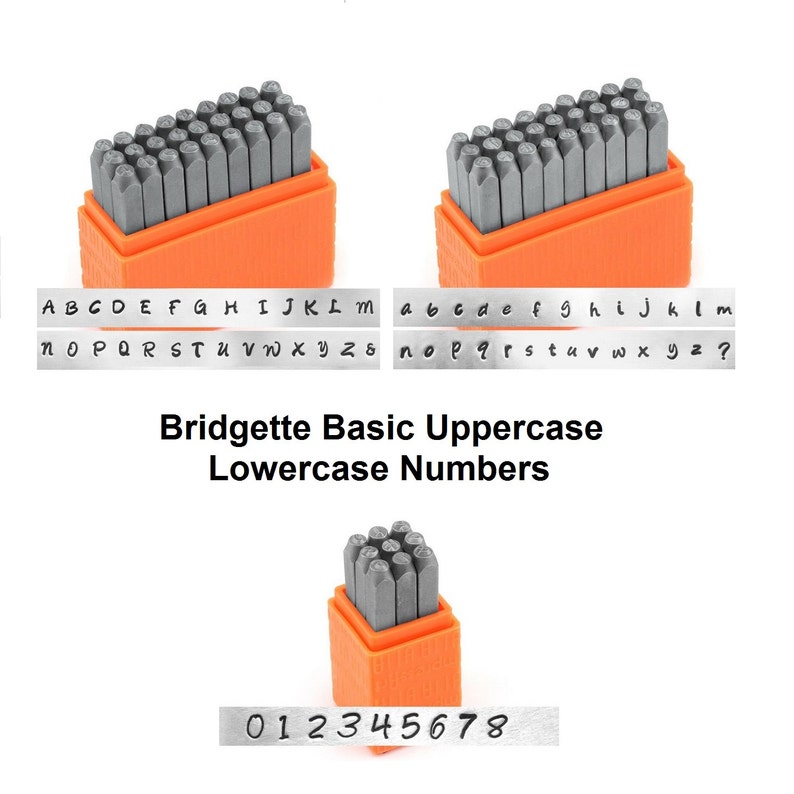 ImpressArt Basic Bridgette Numbers Metal Stamp Set by ImpressArt Metal Stamps