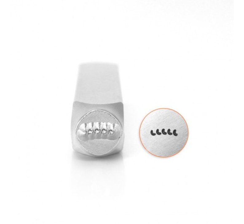 Brick Pattern Metal Stamp 6mm ImpressArt
