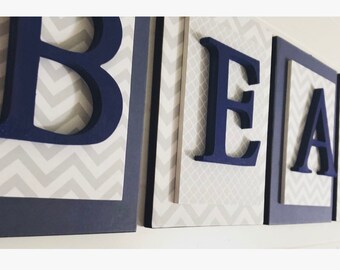 navy blue nursery ideas