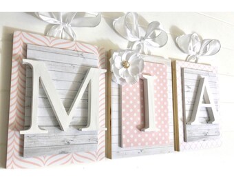 nursery wall letters girl