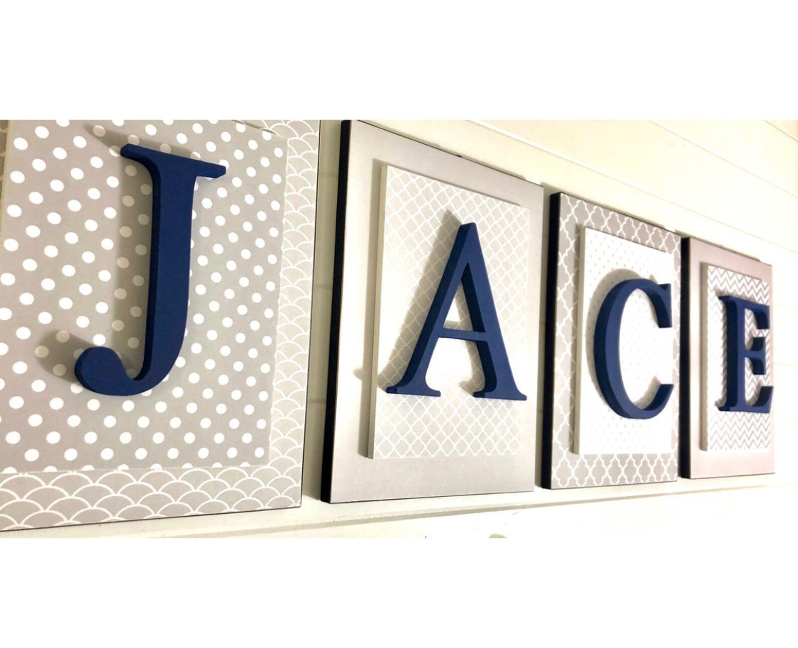 Nursery Letters Boy Wood Nursery Letters Letters for Boys Etsy