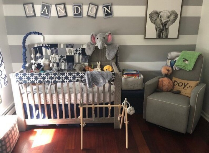 Baby Boy Nursery Decor Boys Nursery Decor Baby Boy Decor Etsy