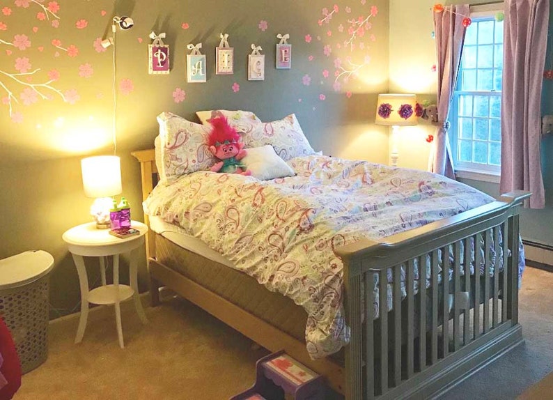 Pink and Mint Nursery Decor Hanging Wall Letters Custom Etsy