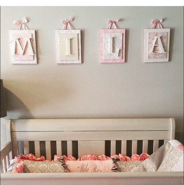 Nursery Letters Hanging Wall Letterspersonalized Etsy