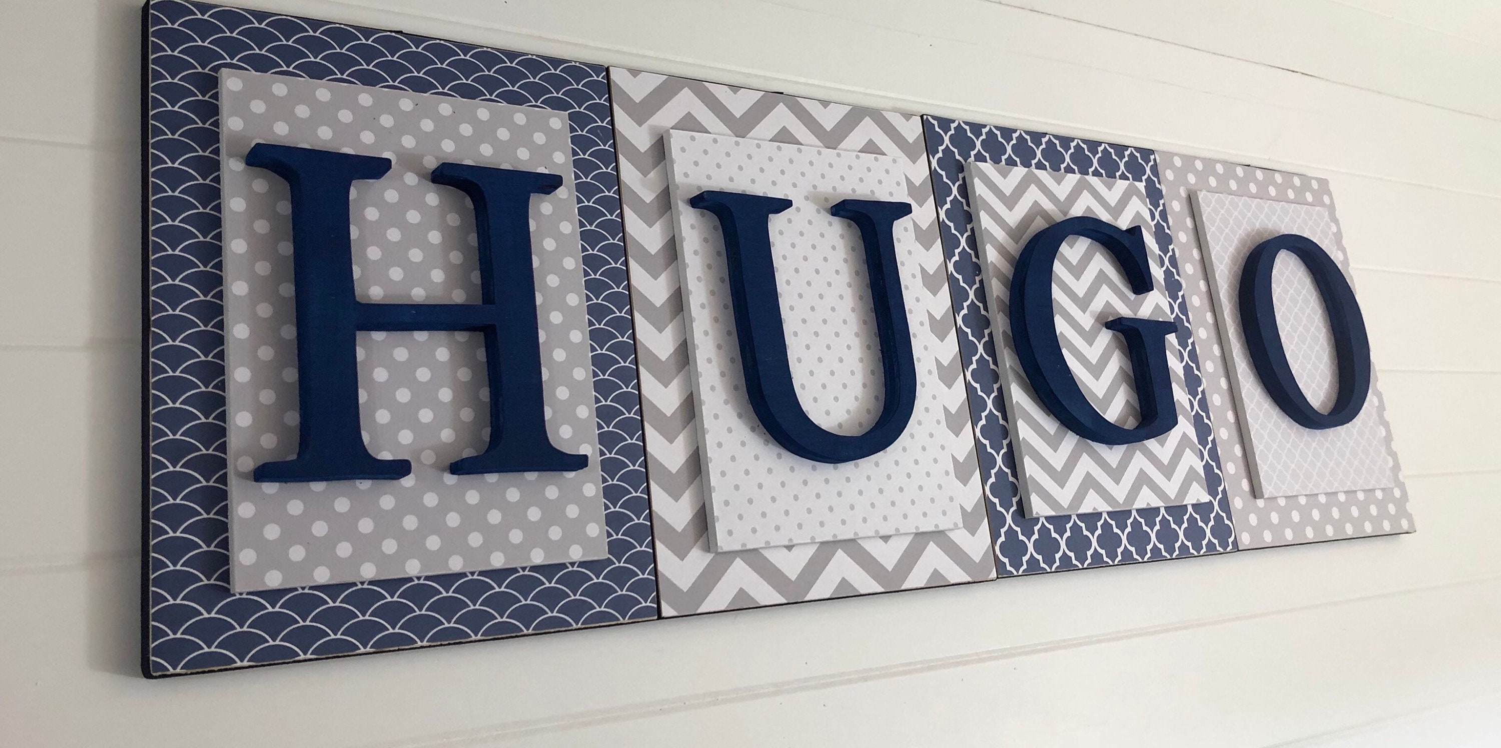 Boys Baby Name Sign Boys Nursery Name Sign Boys Nursery Etsy