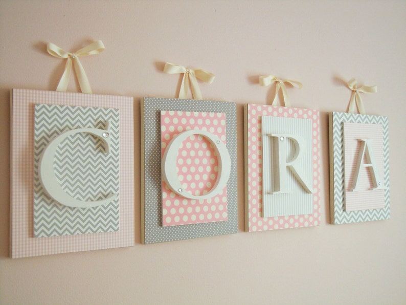 Girls Bedroom Decor. Letters for Girls Room Name Letters for Etsy