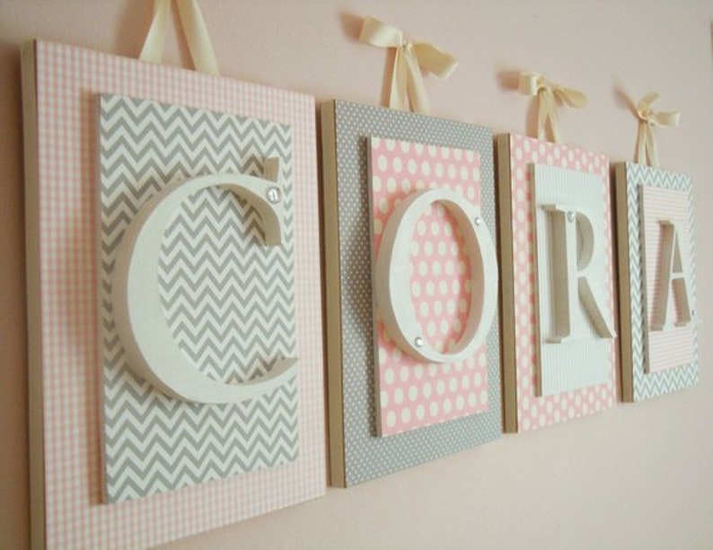 Nursery Wall Letter Wooden Letter for Nursery Letter for Etsy