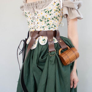 Skirt Hikes for Renaissance, Medieval, and Viking Belts for Renaissance Faire, LARP, Cosplay Costumes Vegan Leather Belt NOT Included image 7