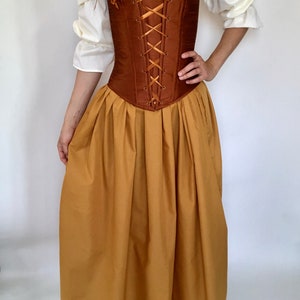 Renaissance Skirt Historical Skirt Gathered Maxi Skirt in | Etsy