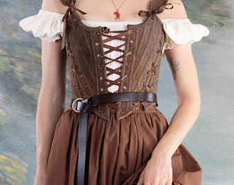 READY TO SHIP Size M/26 Renaissance Corset Bodice in Black