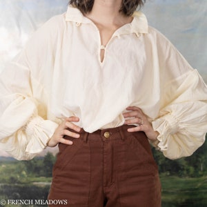 Darcy Shirt | Unisex Cotton Renaissance Shirt Womens Mens Renaissance Shirt Poet Blouse Jamie Fraser Costume Mr. Darcy Pirate Plus Size