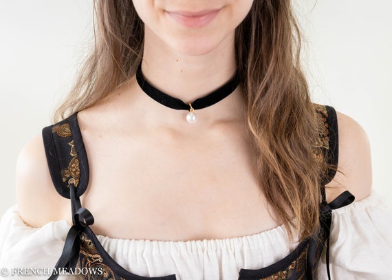 alquiler Oh Regresa Collar de gargantilla victoriana / Gargantilla de terciopelo - Etsy España