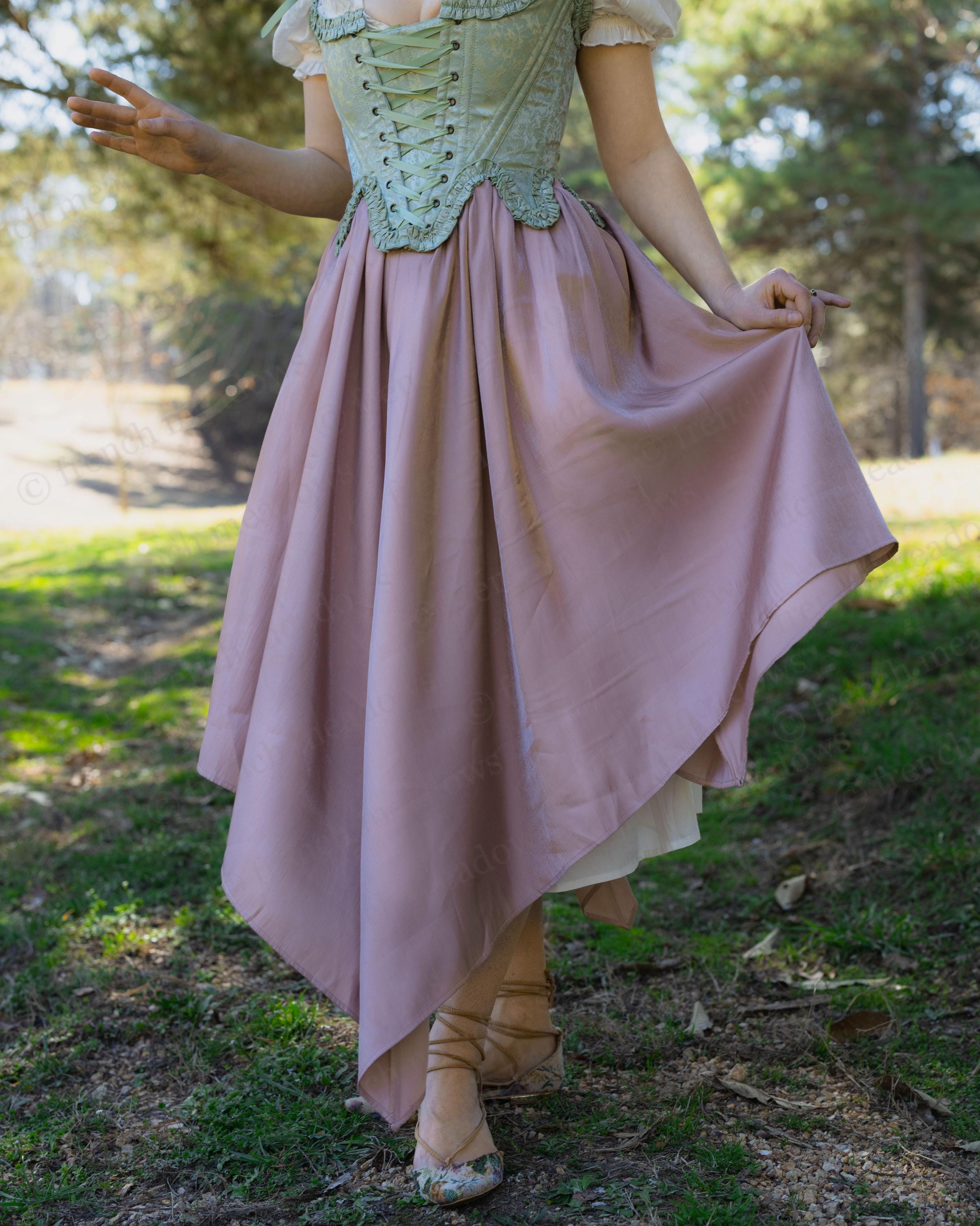 babydoll fairy dress Floral Fairy Maxi Dress Size 6 Babydoll Asymmetrical Lavender Feminine  Garden