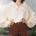 Darcy Shirt | Unisex Cotton Renaissance Shirt Womens Mens Astarion Cosplay Poet Blouse Jamie Fraser Costume Mr. Darcy Pirate Plus Size DnD