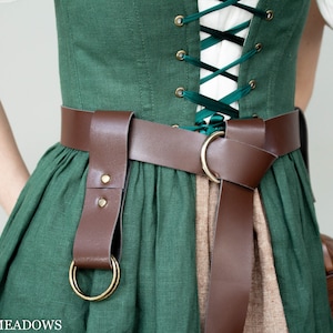 Skirt Hikes for Renaissance, Medieval, and Viking Belts for Renaissance Faire, LARP, Cosplay Costumes Vegan Leather Belt NOT Included image 9