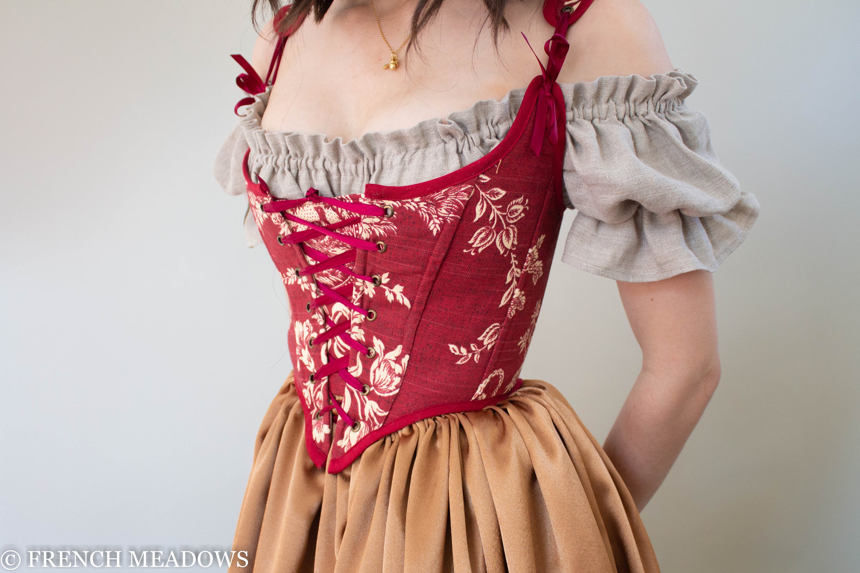 Renaissance Corset, Peasant Bodice, Cosplay, Underbust, Victorian,  Elizabethan, Overbust Made to Measure, Medieval Corset, Ren Fair Costume -   Norway