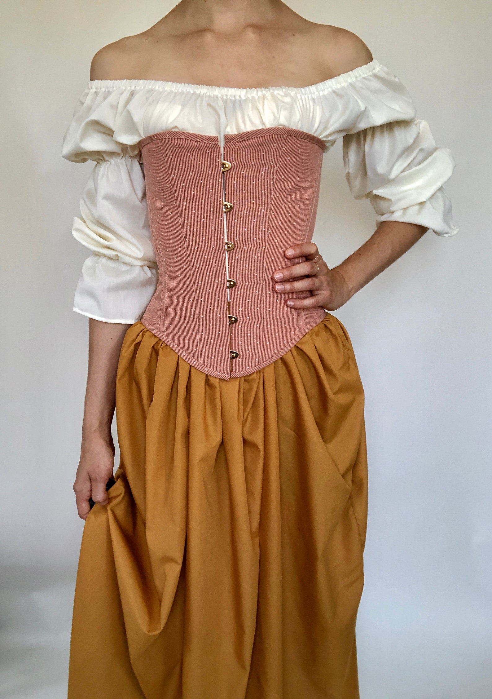 Renaissance Skirt Historical Skirt Gathered Maxi Skirt in | Etsy