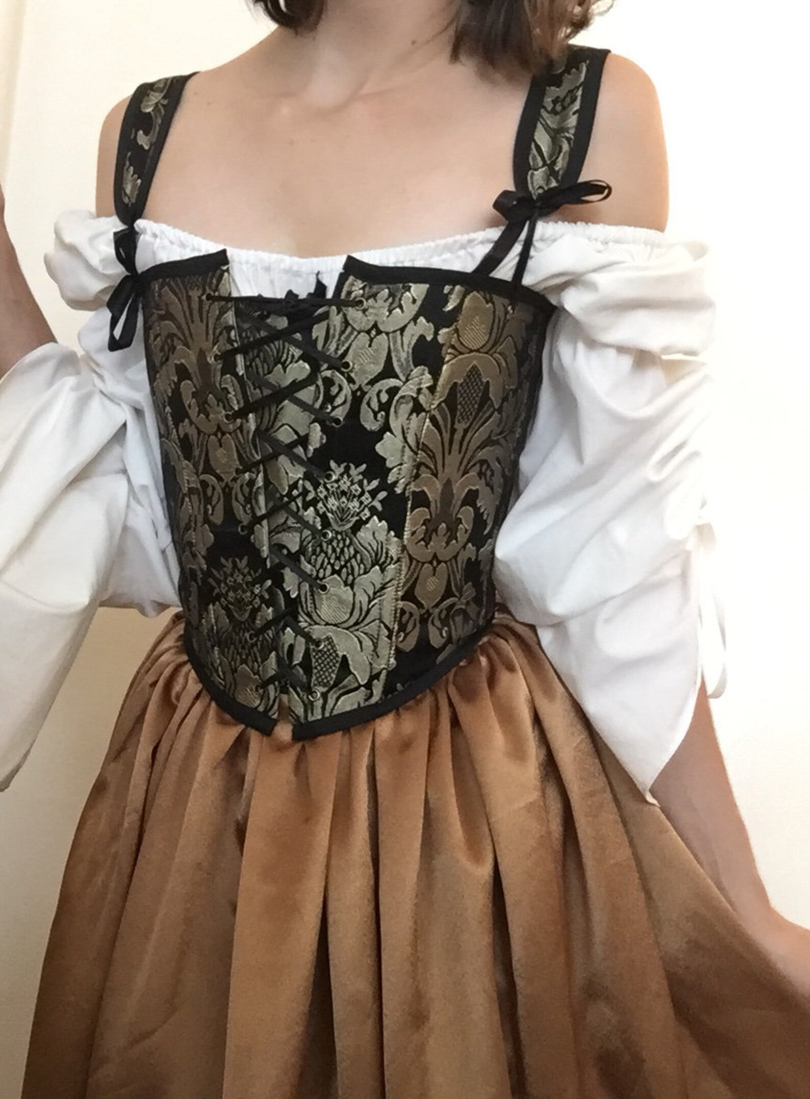 Renaissance corset dresses