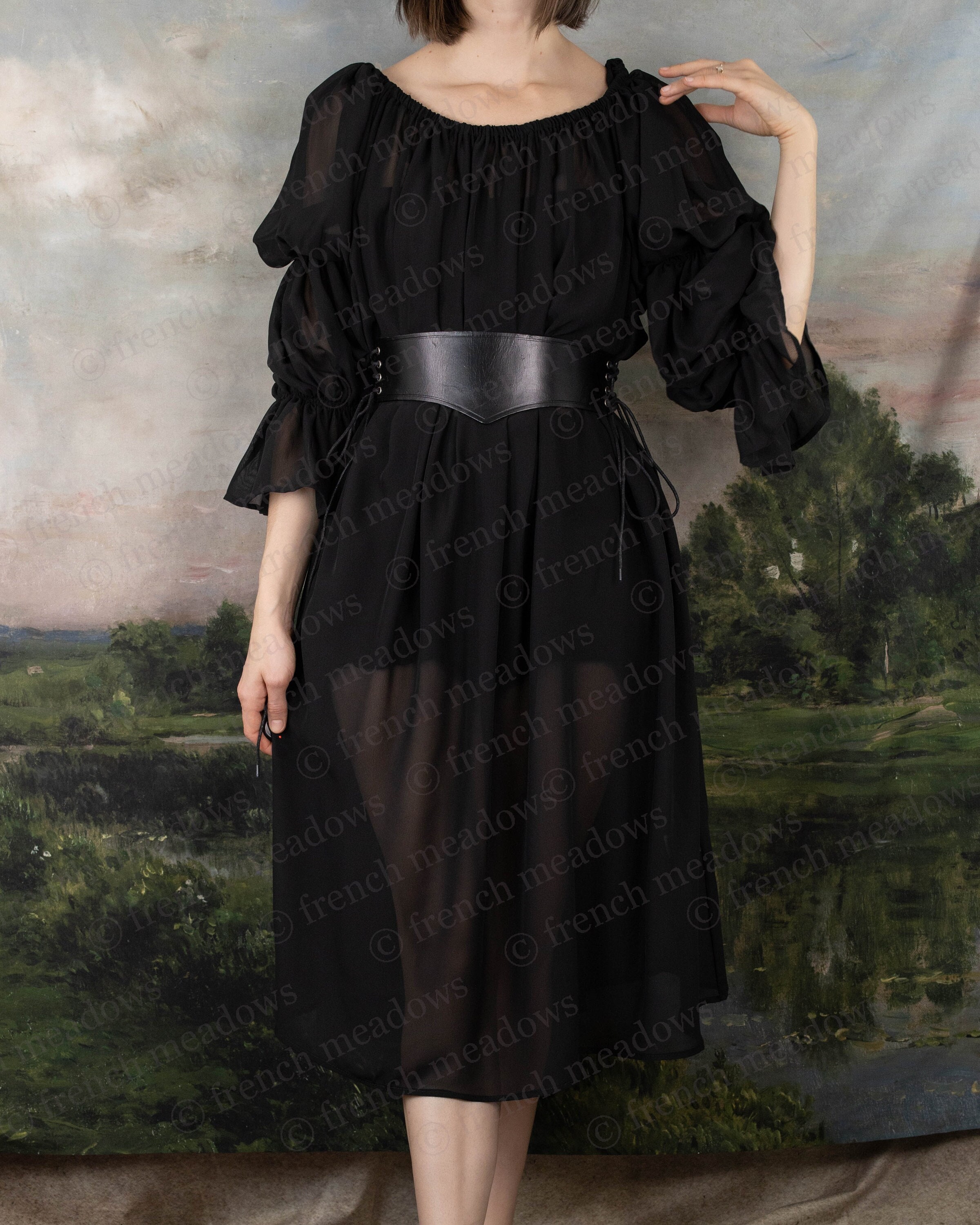 chinese dress ladies Renaissance Dress in Athens | Greek Goddess Good Witch Corset Gown main image 0