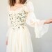 Silk Chiffon Renaissance Blouse or Dress | Galadriel Wedding Chemise Pirate Blouse Off Shoulder Cottage Core Princess Fairy Ethereal 