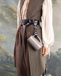 Leather Tankard Strap with Metal Clasp | Brown or Black Heavy Duty Medieval Renaissance Faire Accessory
