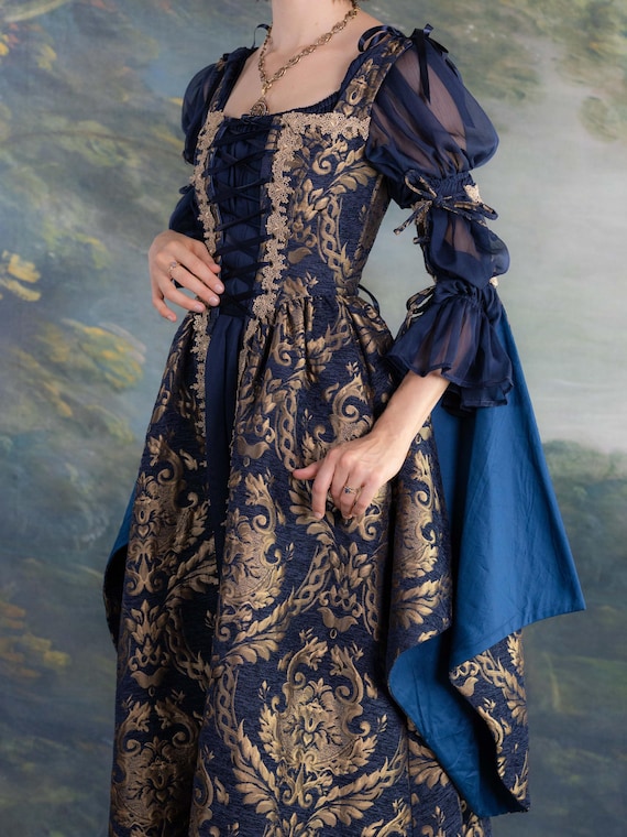navy blue fairy dress Blue Fairy Off the Shoulder Lace Short Homecoming Dresses main image 0