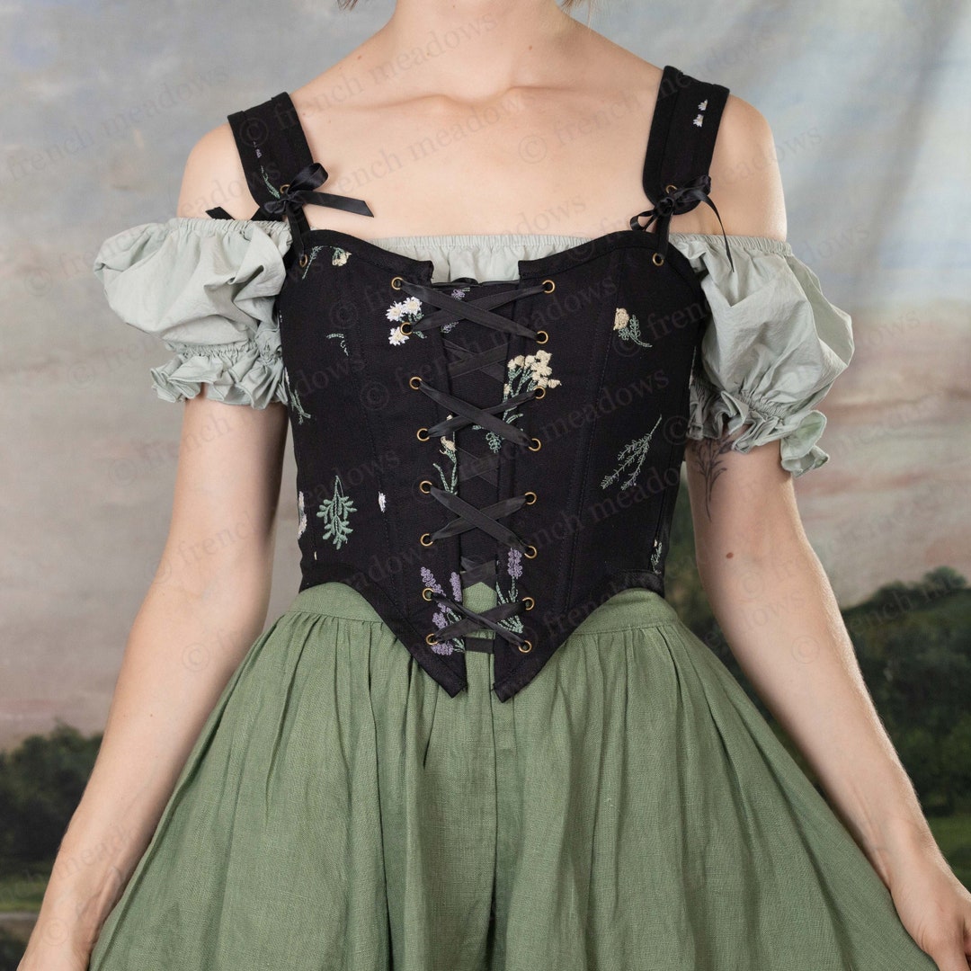 meer. メーア　CORSET DESIGN TOP /GRY MEER. CORSET DESIGN TOP / GRY