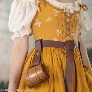 Becherhalter | Humpenhalter | Wirtshaus Becher Bügel | Renaissance Faire Gürtel Accessoire | Mittelalter, Wikinger, LARP, Cosplay Kostüme | Veganes Leder