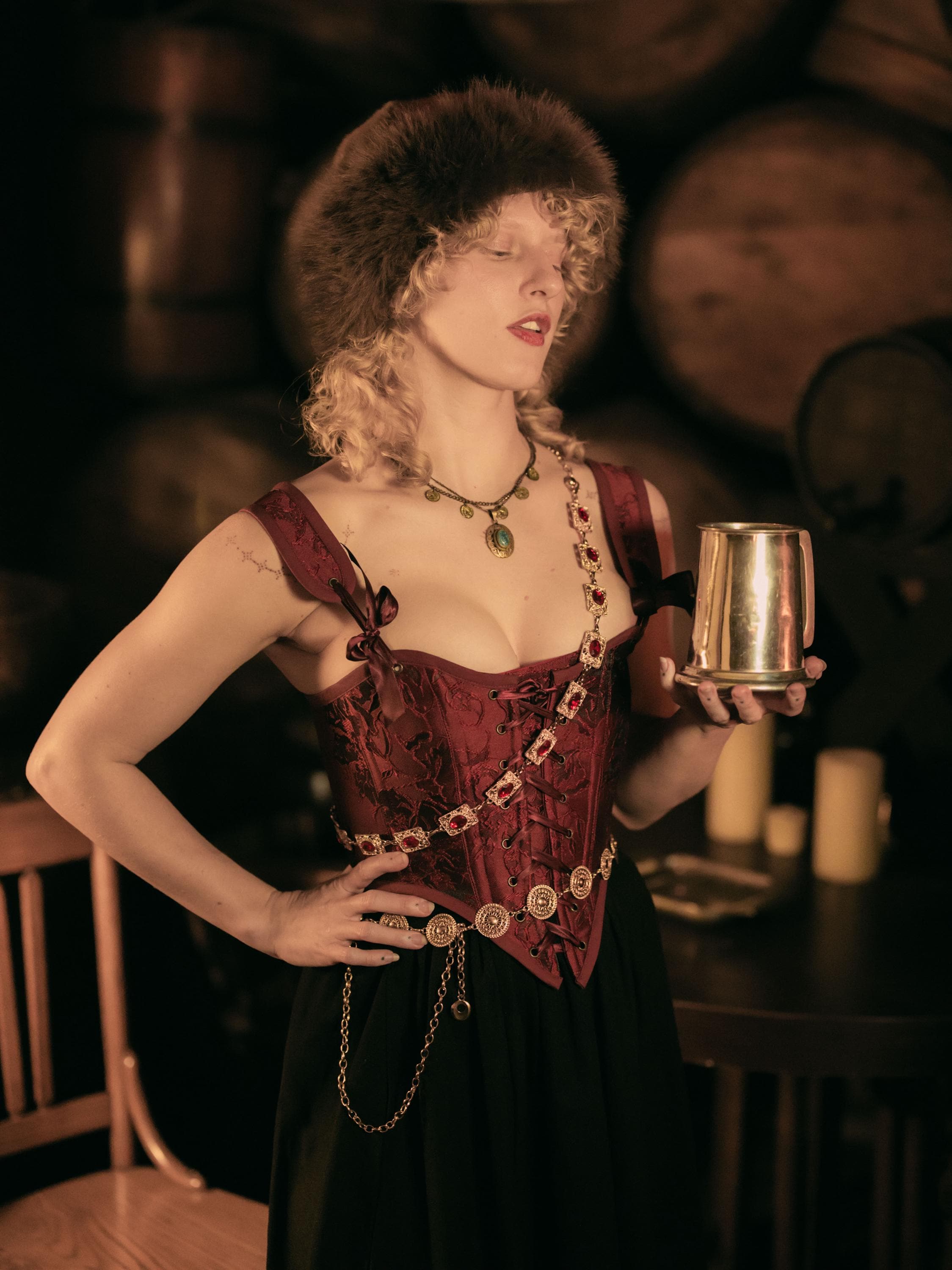 Red Corset Dress