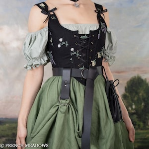 Skirt Hikes for Renaissance, Medieval, and Viking Belts for Renaissance Faire, LARP, Cosplay Costumes Vegan Leather Belt NOT Included image 5