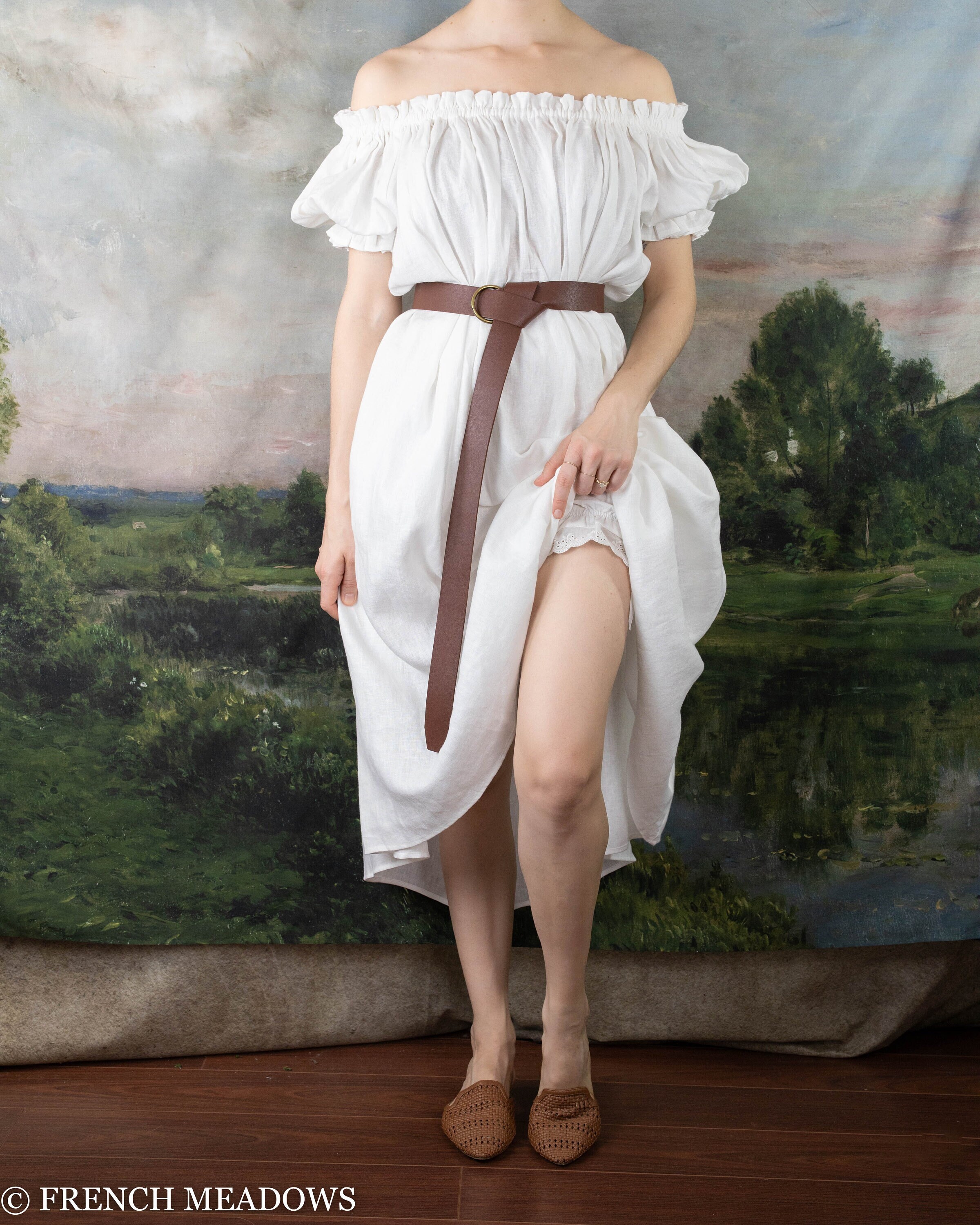 ivory ruffle blouse