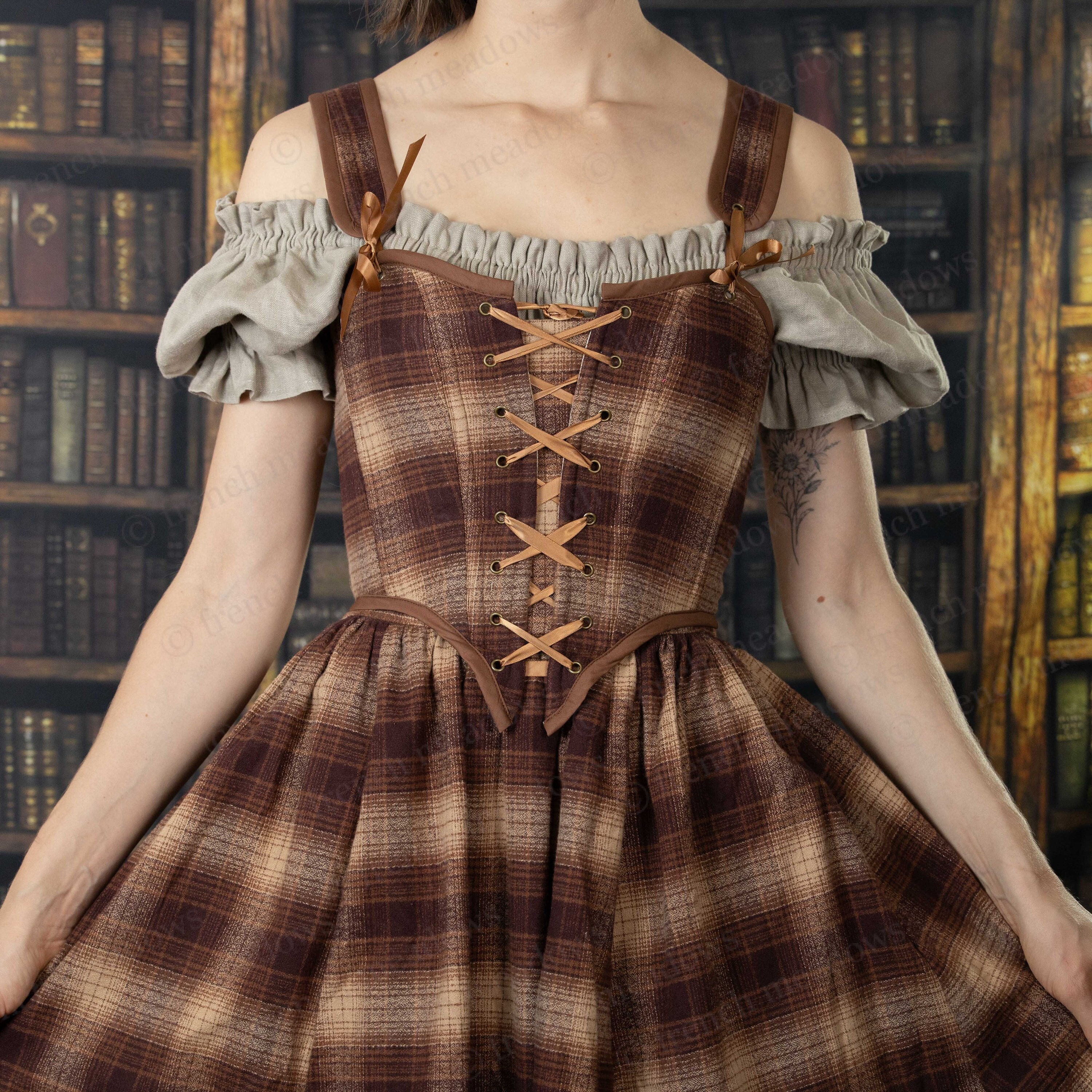 トップス todayful Plaid Laceup Bustier TODAYFUL トゥデイフル Plaid Laceup Bustier 12410408 | DOUBLE