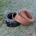 Vegan Leather Renaissance Belt: Medieval Viking Costume Accessory