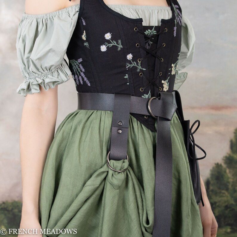 Skirt Hikes for Renaissance, Medieval, and Viking Belts for Renaissance Faire, LARP, Cosplay Costumes Vegan Leather Belt NOT Included image 4