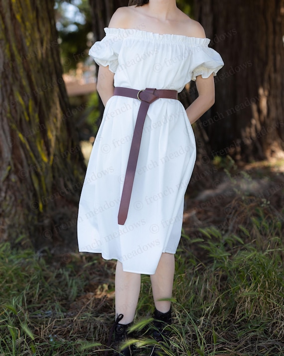 Ivory Linen Renaissance Dress | Short Sleeve Puff Sleeve Chemise Renaissance  Costume Viking Dress Cottagecore Medieval Pirate Ruffle Shift - Etsy Denmark
