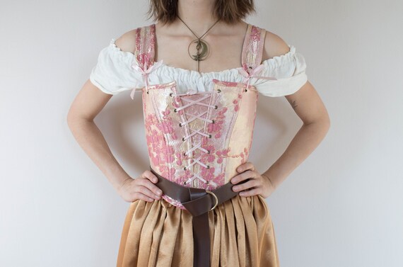 peasant corset top