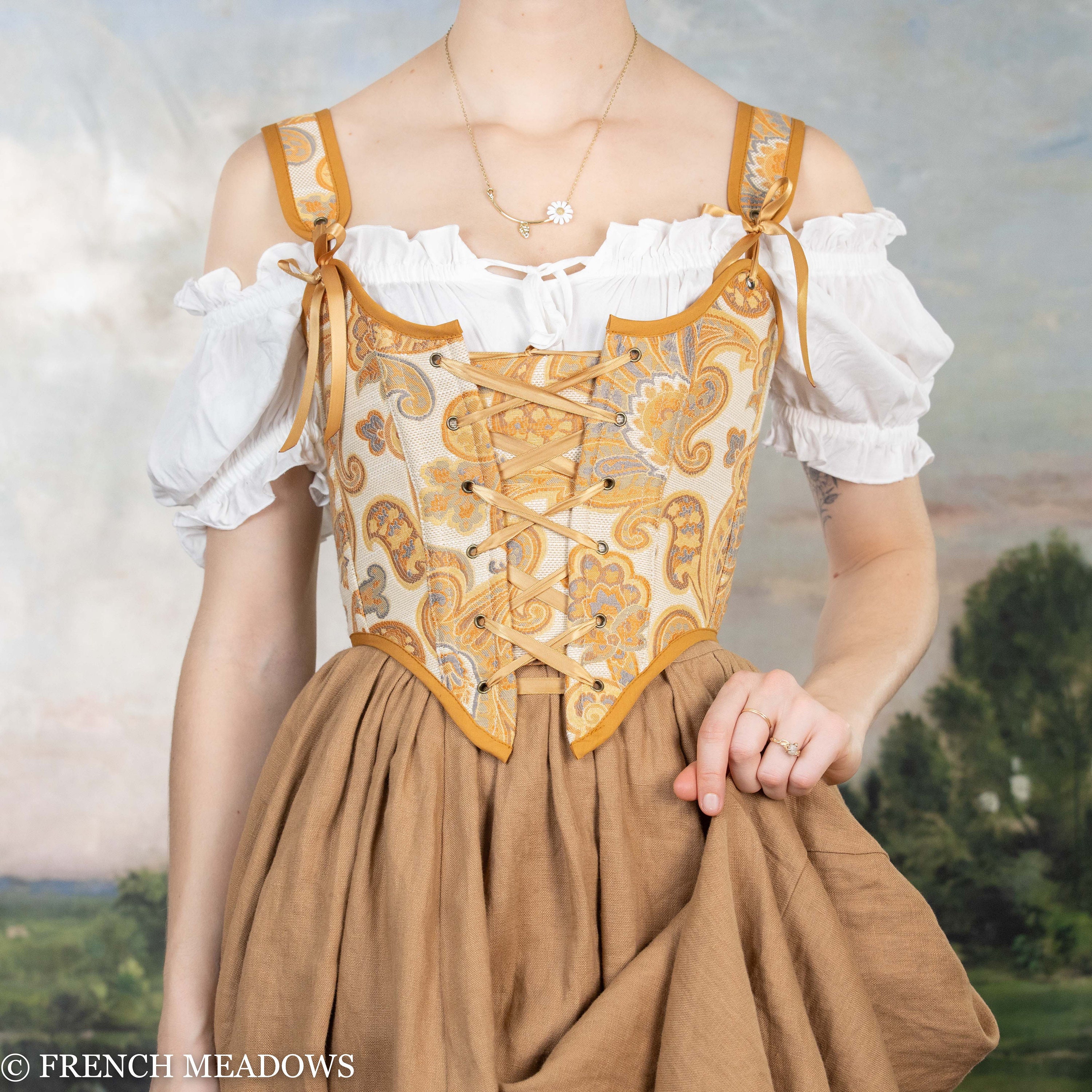 vintage yellow corset コルセット イギリス vintage yellow corset コルセット イギリス