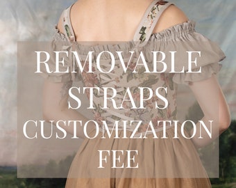 Removable Straps Customization Fee